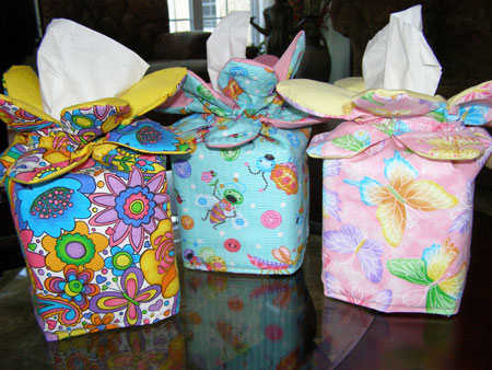Hand crafted tissue box covers for Children